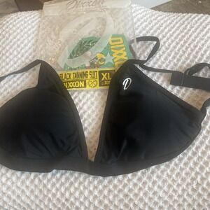 NIP Dixxon Premium Swimwear "Black"‎ Tanning Suit, Top XL